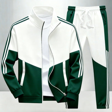 Casual Sportswear Cardigan Set
