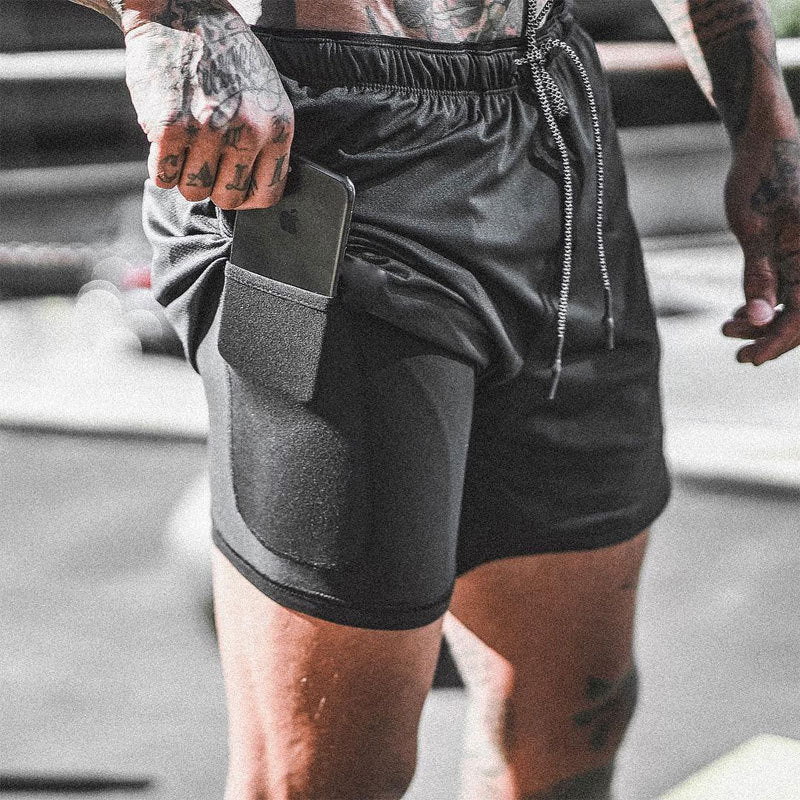 Mens Quick-Dry Sports Shorts