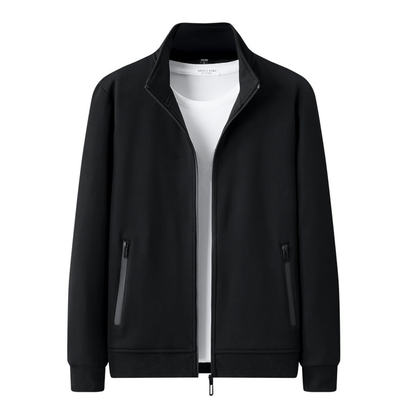 Men's Cotton Casual Suit Jacket and Trousers Set