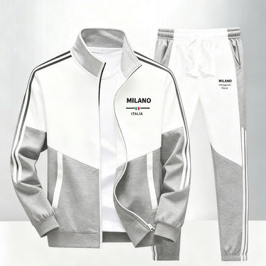 Casual Sportswear Cardigan Set