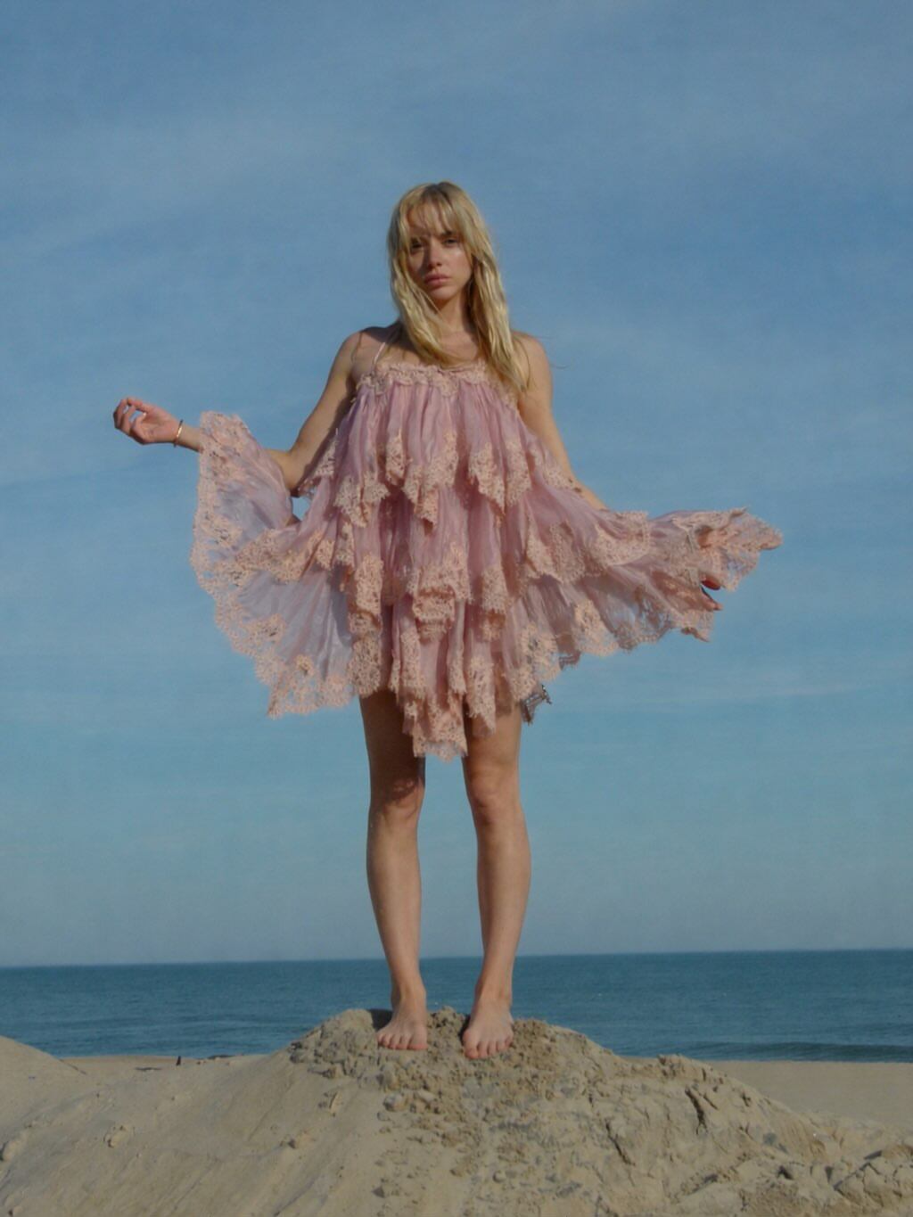French Romantic Lace Suspender Dress